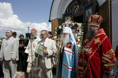 Речи на паперти Спасского храма